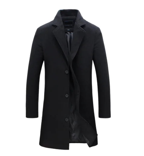 Single-Breasted Trench Coat and Overcoat
