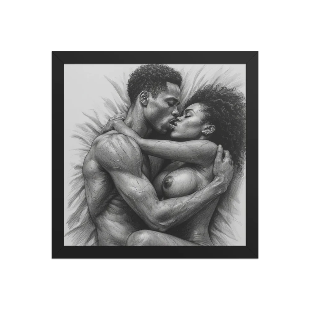 Erotic art Enhanced Matte Paper Framed Poster (in)