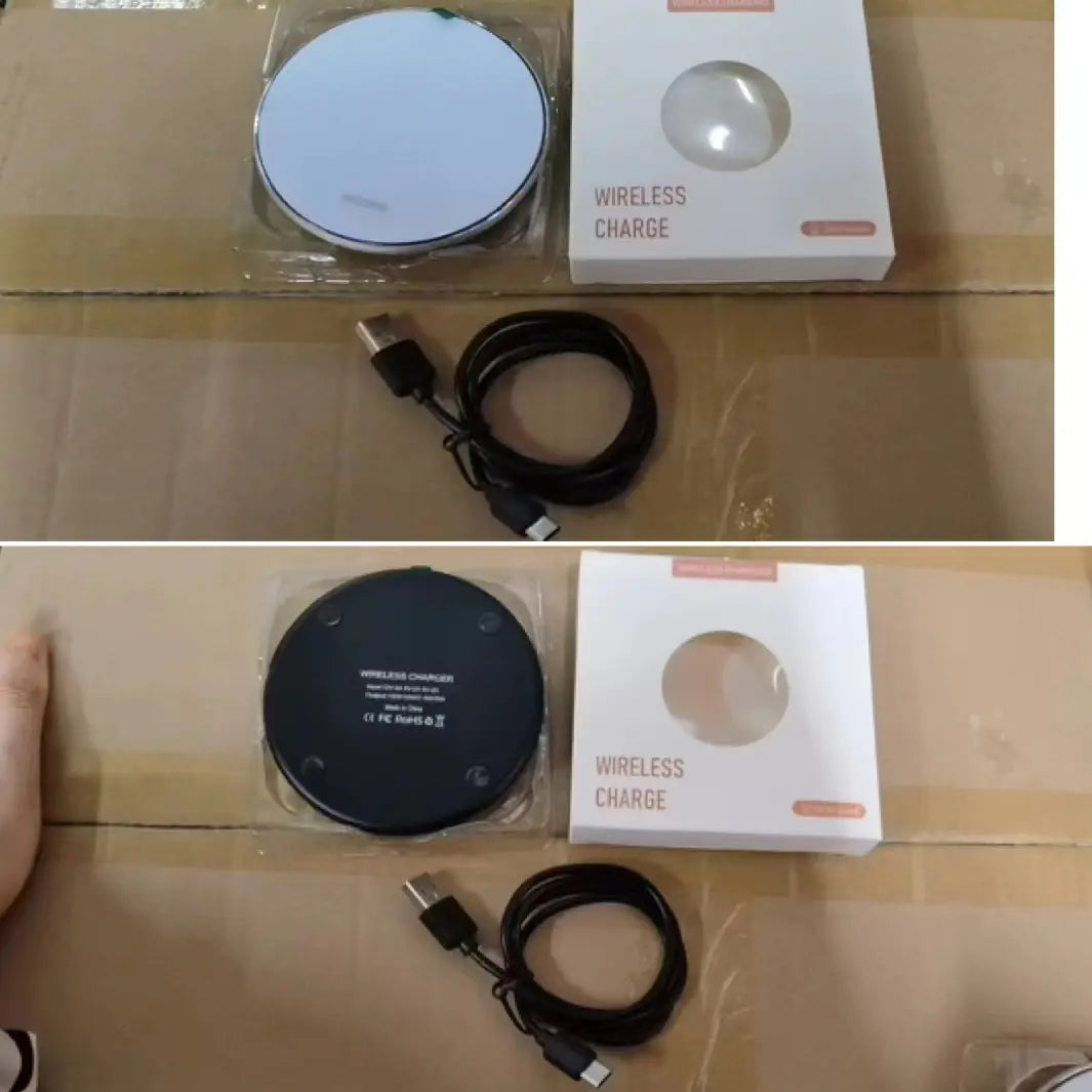 30W Wireless Charging Pad with Aluminum Alloy Design