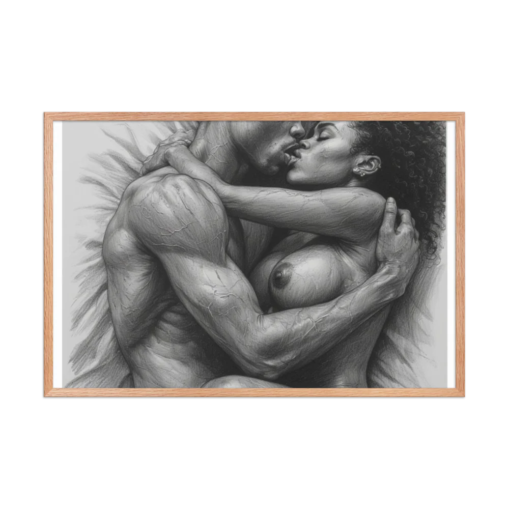 Erotic art Enhanced Matte Paper Framed Poster (in)