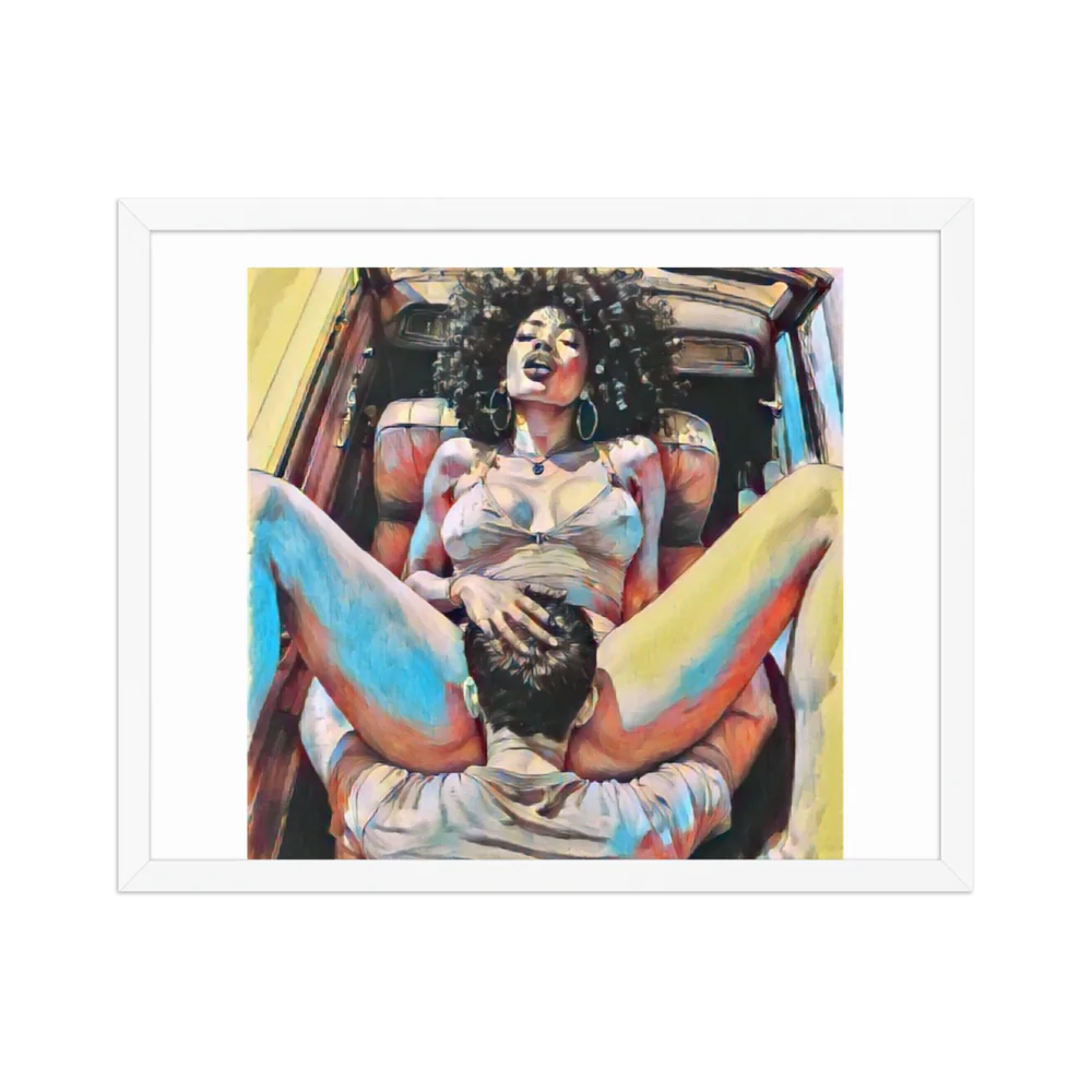 Erotic Art, wall decor on Enhanced Matte Paper Framed Poster (in)