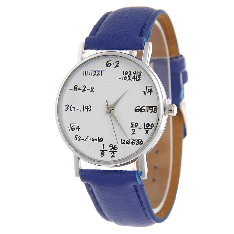 Trendy Women's Quartz Watch with Leather Strap
