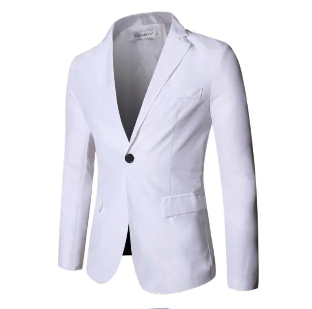 Men's Slim Casual Suit for Comfortable Business Wear