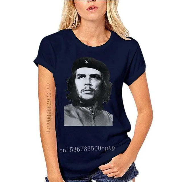 Retro Cotton T-Shirt Ernesto Che Guevara for Men