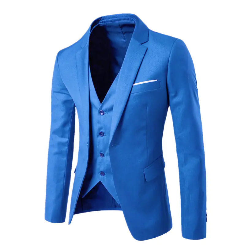 Men's Slim Casual Suit for Comfortable Business Wear