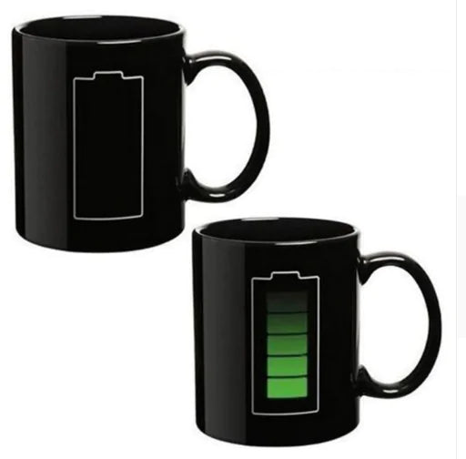 Color-Changing Temperature Mug - Ceramic Coffee Cup