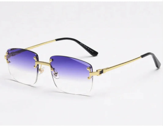 Frameless Spring Leg Sunglasses