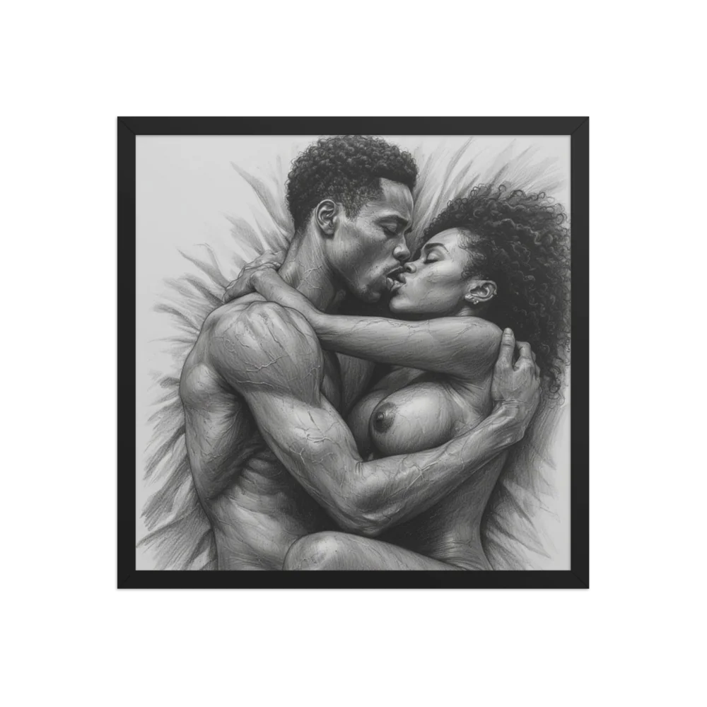 Erotic art Enhanced Matte Paper Framed Poster (in)