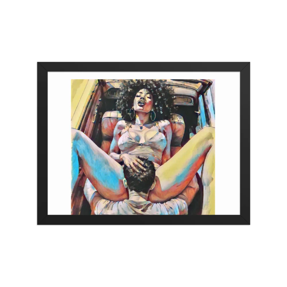 Erotic Art, wall decor on Enhanced Matte Paper Framed Poster (in)