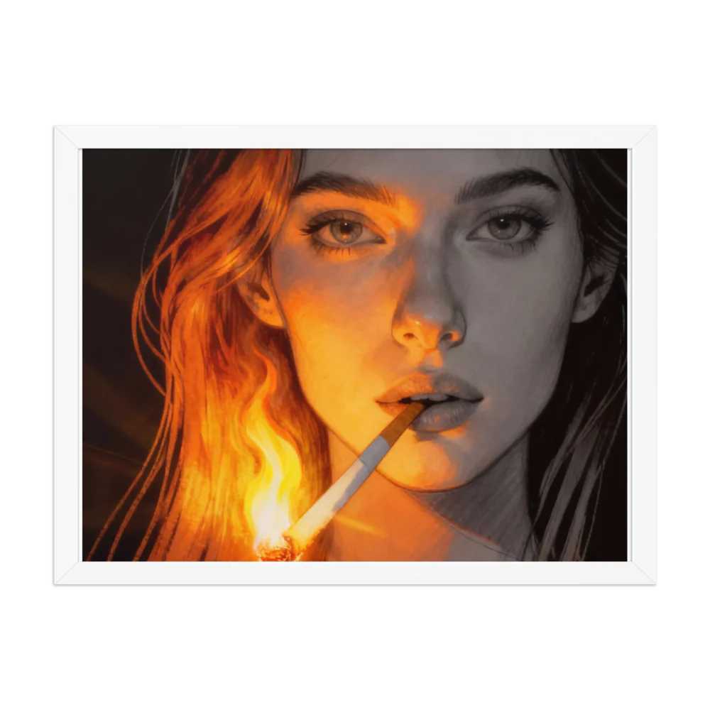 Illuminated Smoke Wall Art