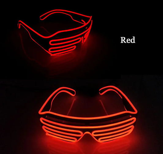 Performing Glasses with Shutter Light Effect