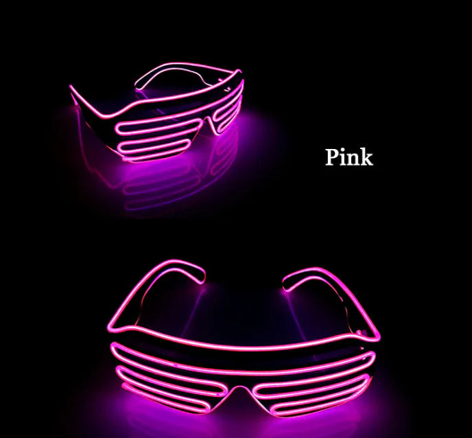 Performing Glasses with Shutter Light Effect