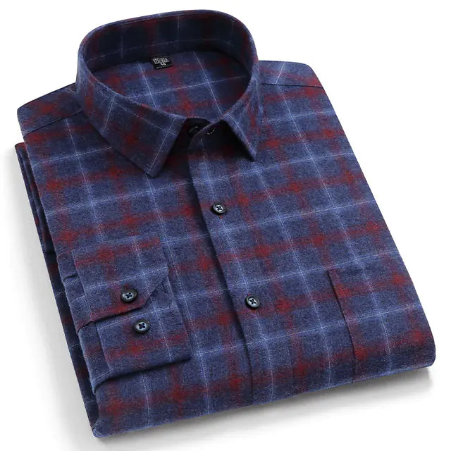 Men's Cotton Shirt - Casual and Stylish for Office Wear