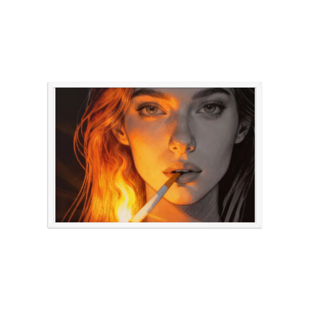 Illuminated Smoke Wall Art