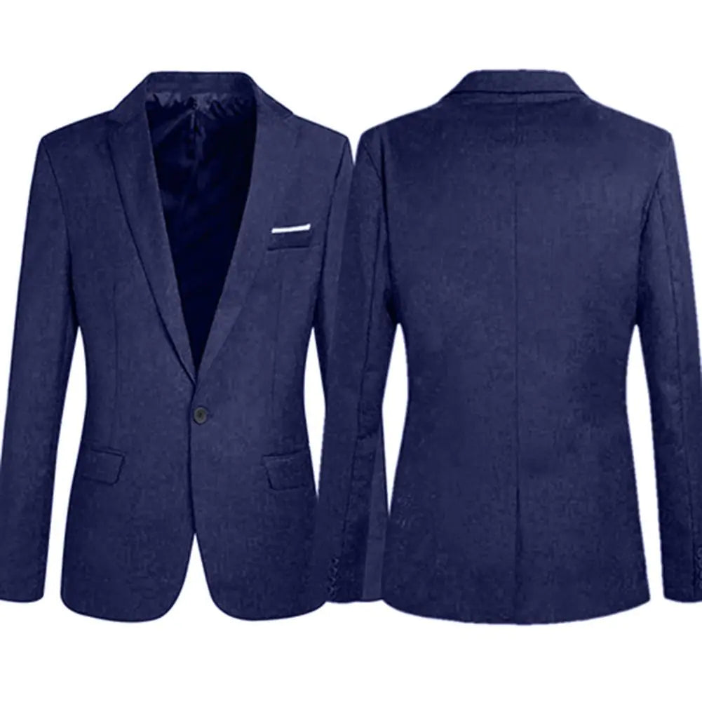 Men's Slim Casual Suit for Comfortable Business Wear