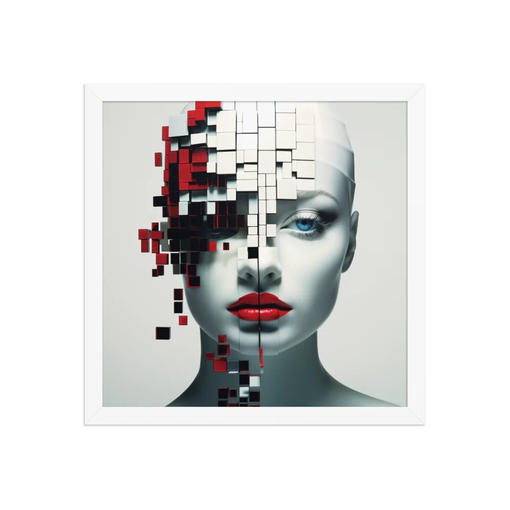 Cyborg Art on Enhanced Matte Paper Framed Poster (in)