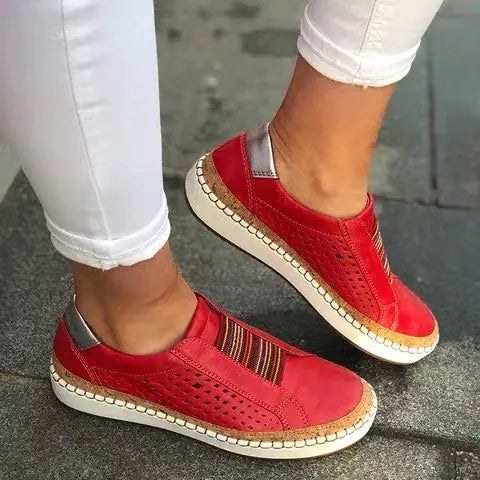 Women's Ethnic Style Casual Skate Sneakers and Loafers