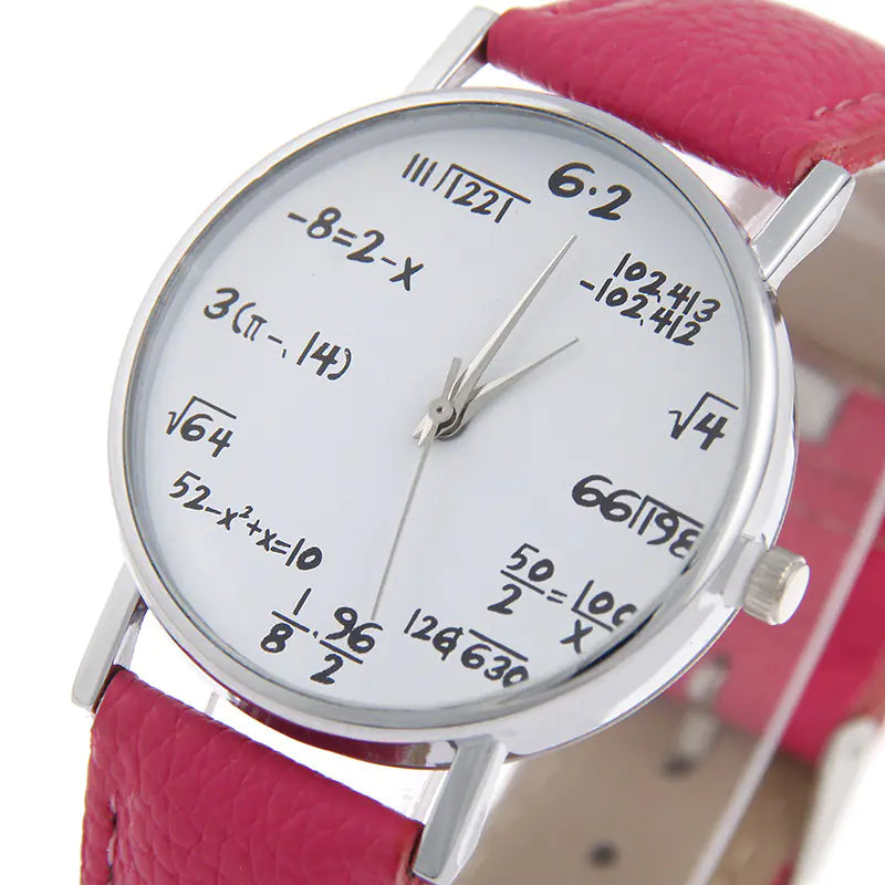 Trendy Women's Quartz Watch with Leather Strap
