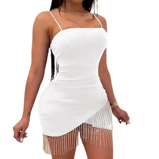 Sexy Tassel Dress for Women's Parties
