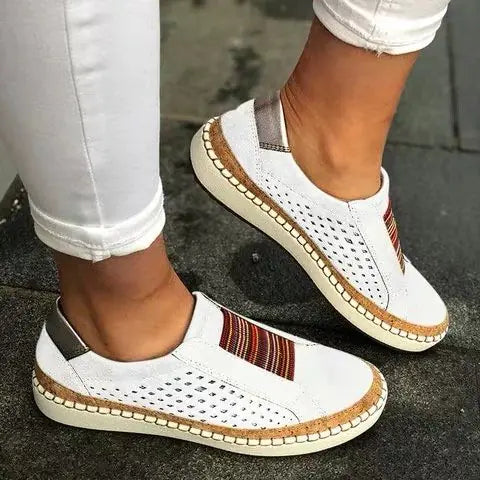 Women's Ethnic Style Casual Skate Sneakers and Loafers