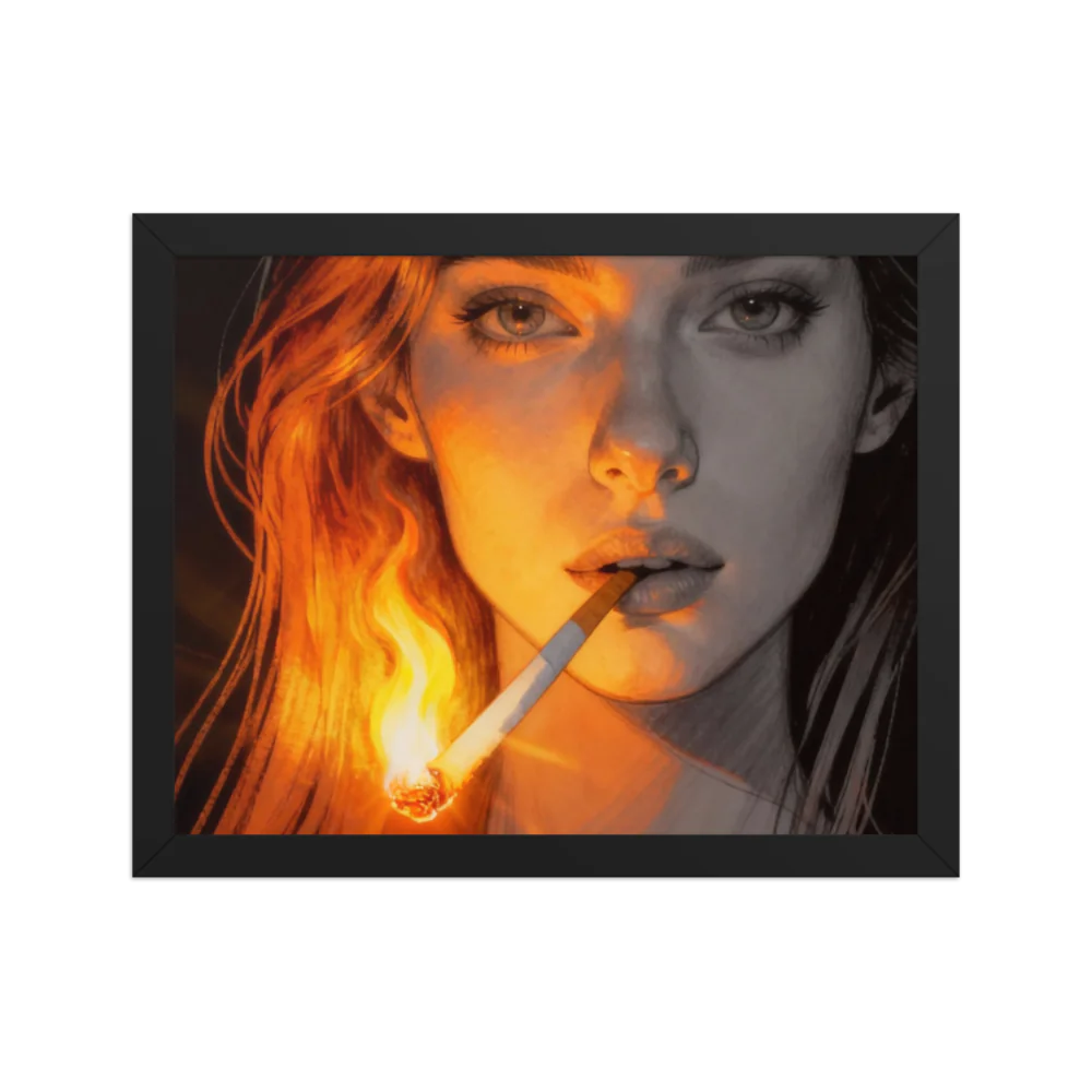 Illuminated Smoke Wall Art