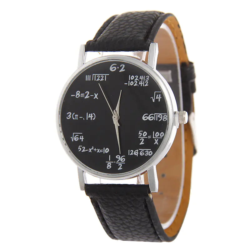 Trendy Women's Quartz Watch with Leather Strap