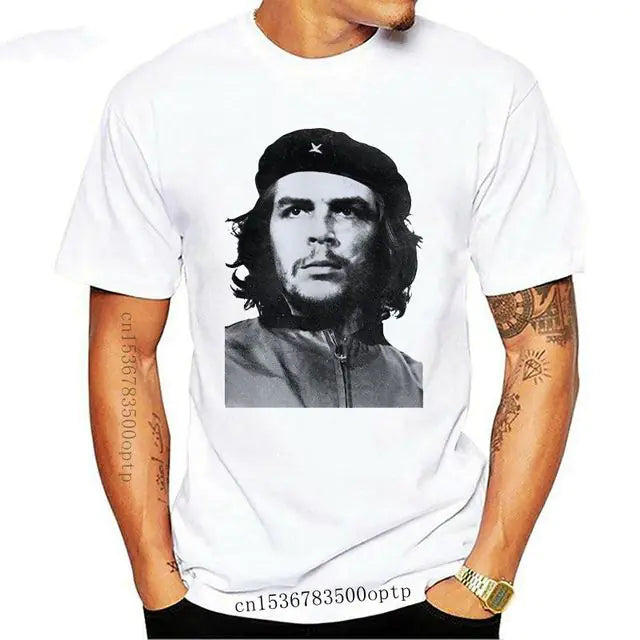 Retro Cotton T-Shirt Ernesto Che Guevara for Men