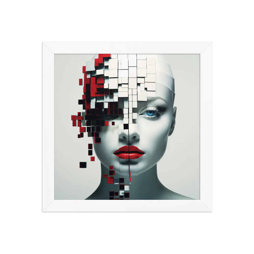 Cyborg Art on Enhanced Matte Paper Framed Poster (in)