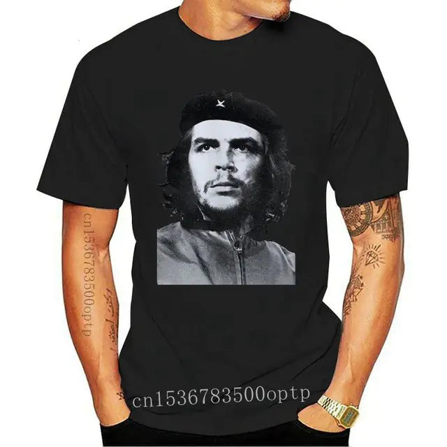 Retro Cotton T-Shirt Ernesto Che Guevara for Men