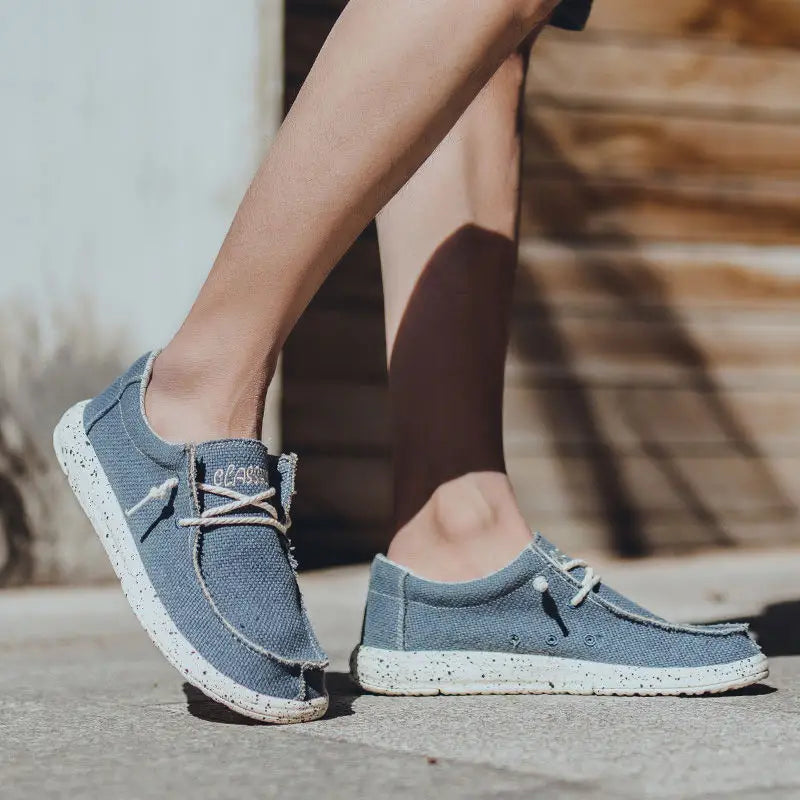 Men's Lightweight Casual Canvas Slip-On Loafers