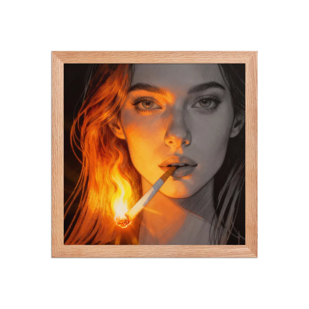 Illuminated Smoke Wall Art