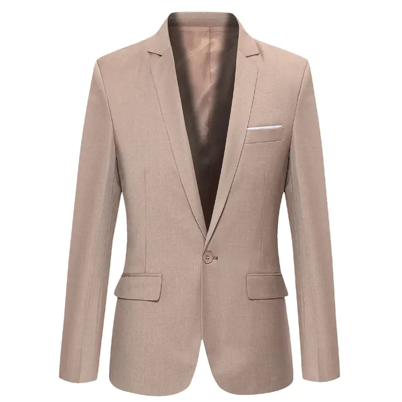 Men's Slim Casual Suit for Comfortable Business Wear
