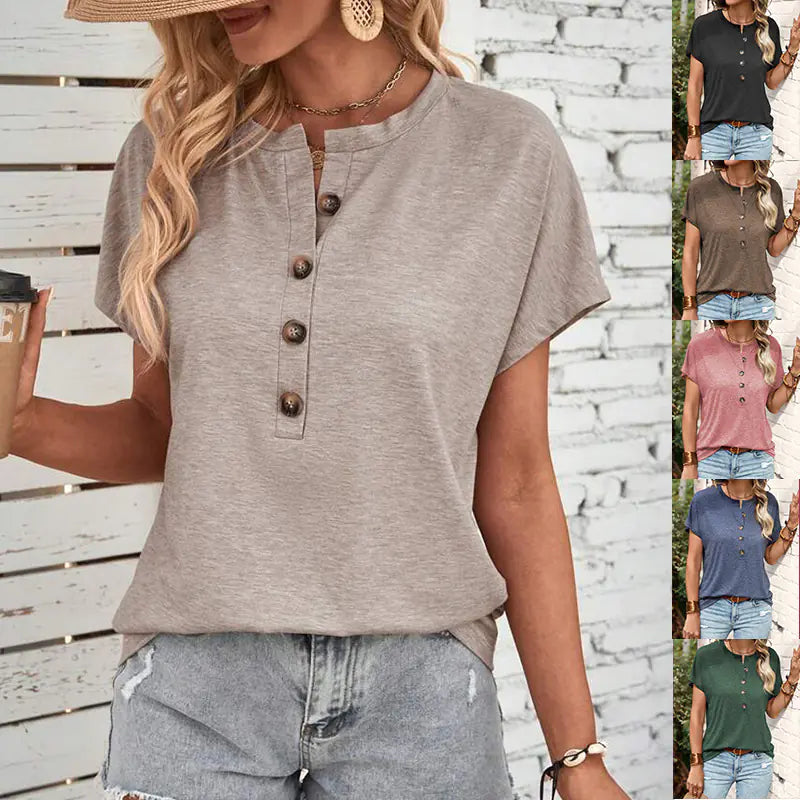 2025/2026 Women's Fashion Short Sleeve T-Shirt Tops