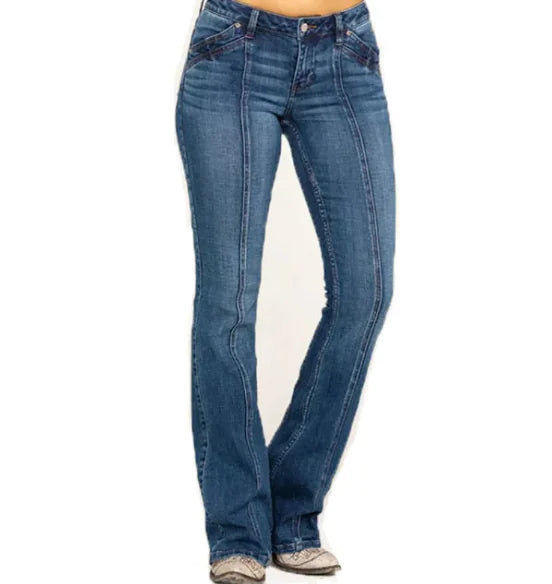 Slim Horn Washed Jeans