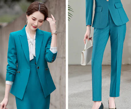 Modern Tailored Women's Blazer - Luciane (One Piece)