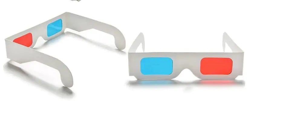 Cinema Glasses Paper Red Blue 3D Stereo Glasses
