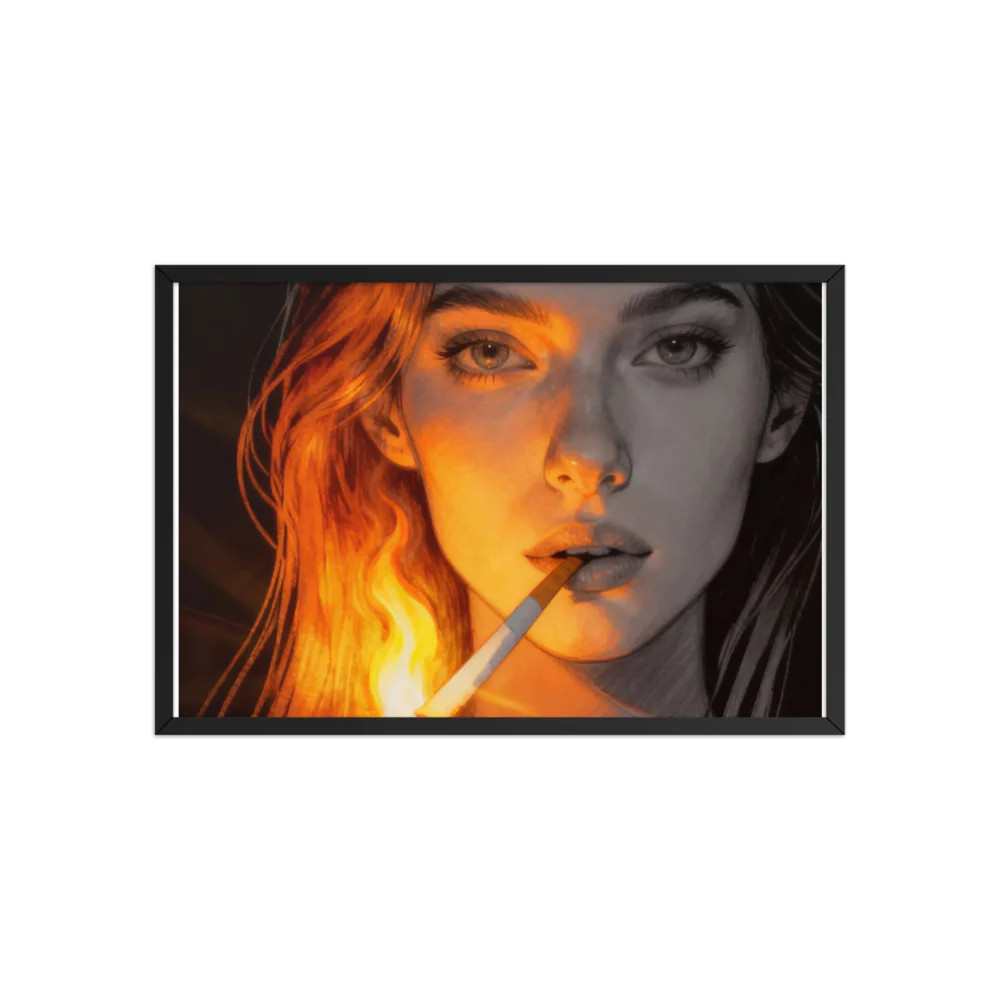 Illuminated Smoke Wall Art