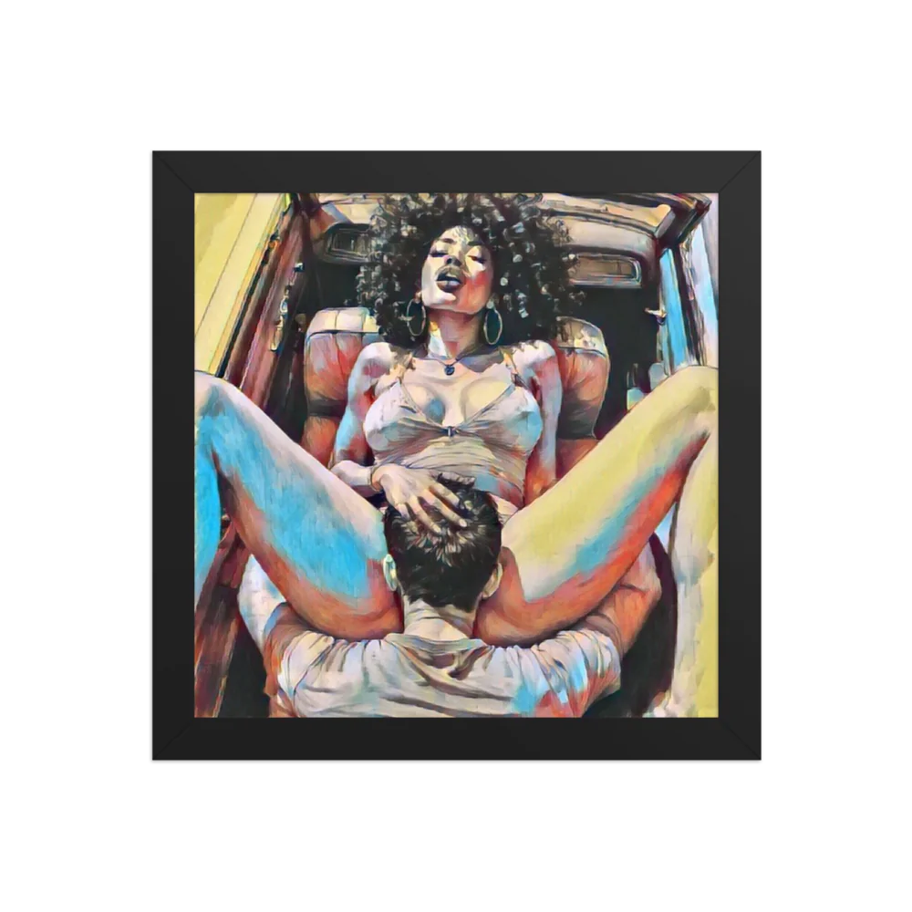 Erotic Art, wall decor on Enhanced Matte Paper Framed Poster (in)