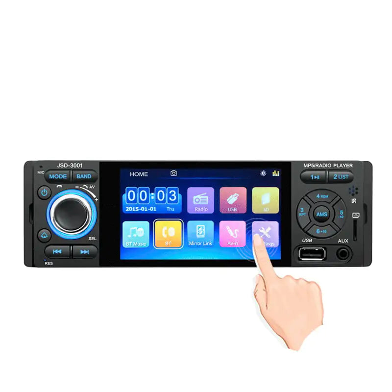 4.1 Inch Capacitive Touch Screen Bluetooth Car Device