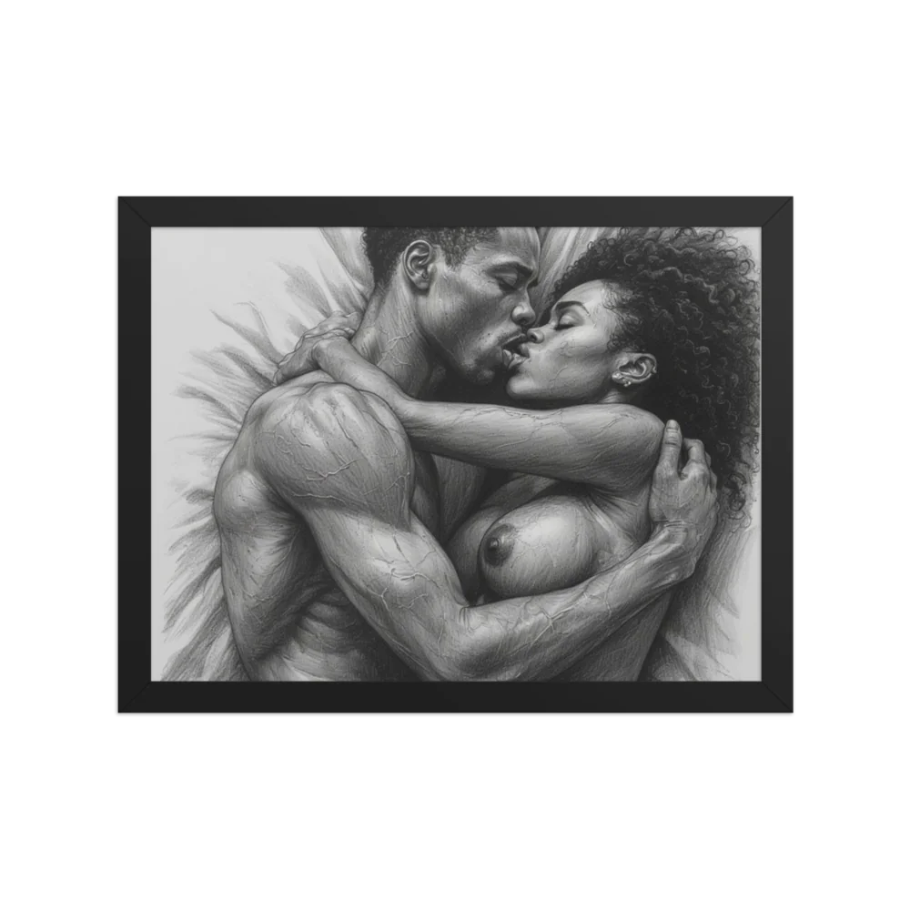 Erotic art Enhanced Matte Paper Framed Poster (in)