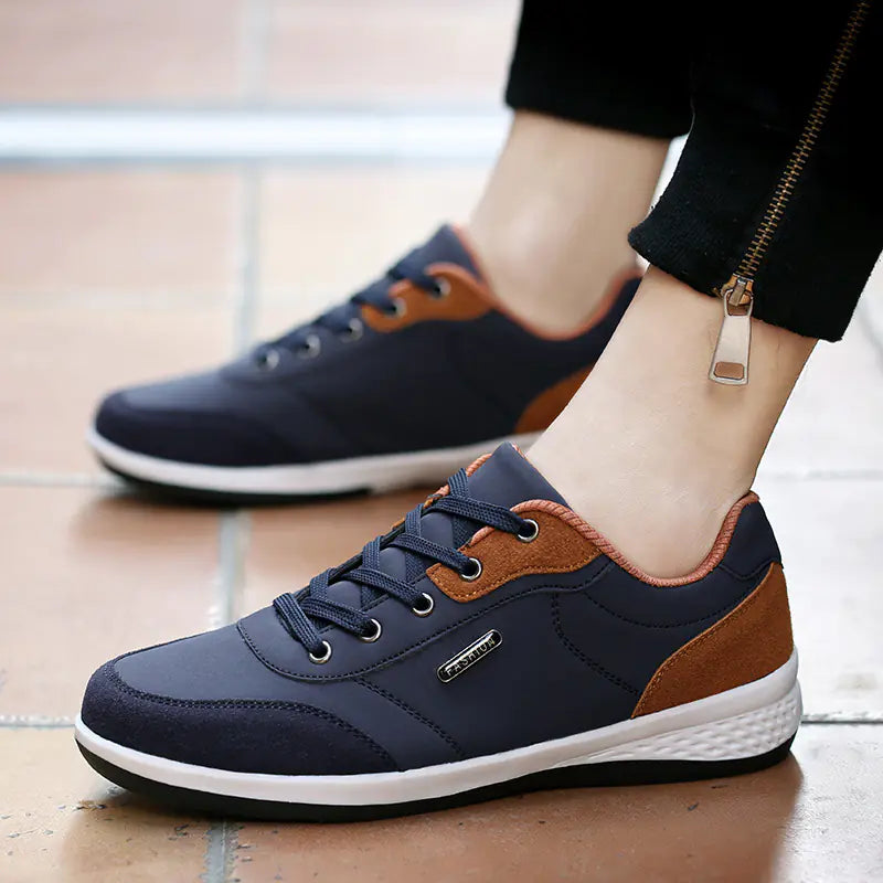 Classic Business Casual Low-Top Men's Sneakers