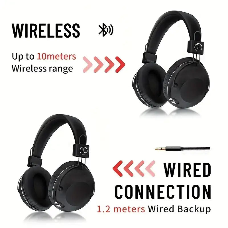 Wireless Bluetooth Headphones with Noise Cancelling Sound