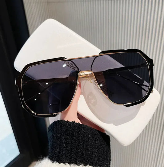 Double Beam Oversized Fashion Glasses