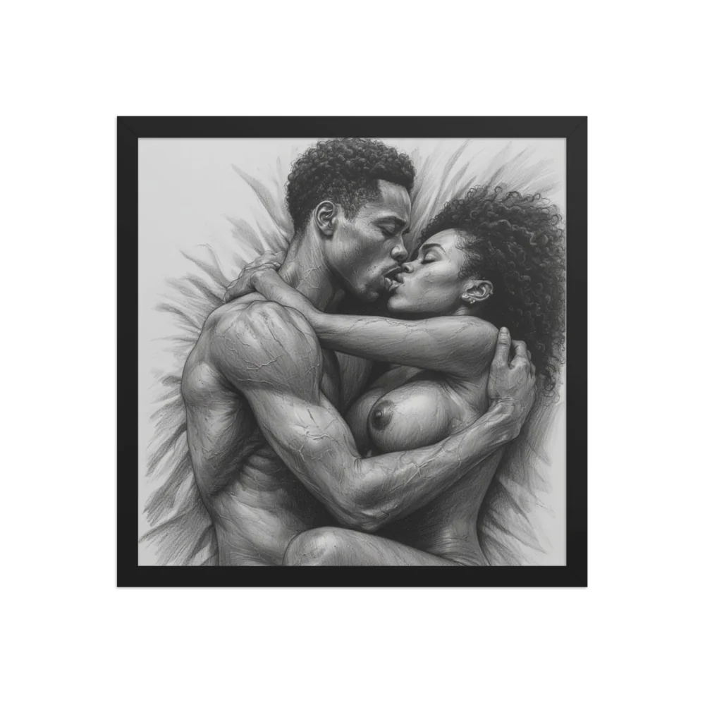 Erotic art Enhanced Matte Paper Framed Poster (in)