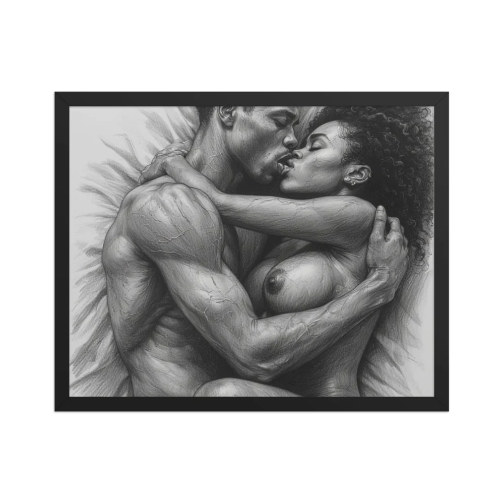 Erotic art Enhanced Matte Paper Framed Poster (in)