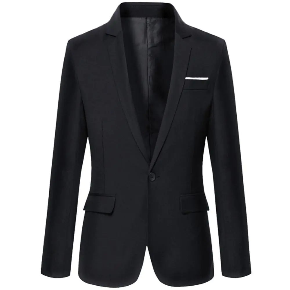 Slim Fit Casual Business Men's Suit Coat