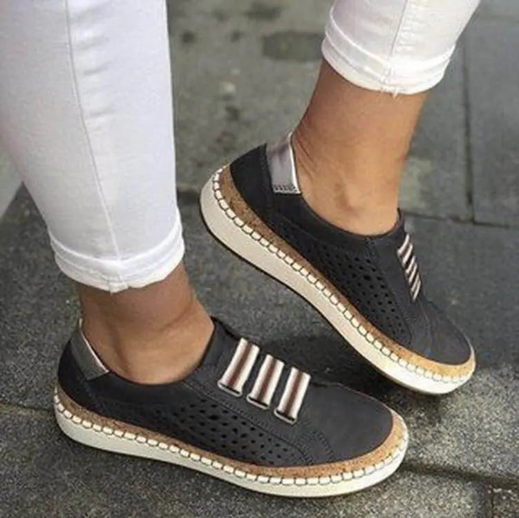 Women's Ethnic Style Casual Skate Sneakers and Loafers