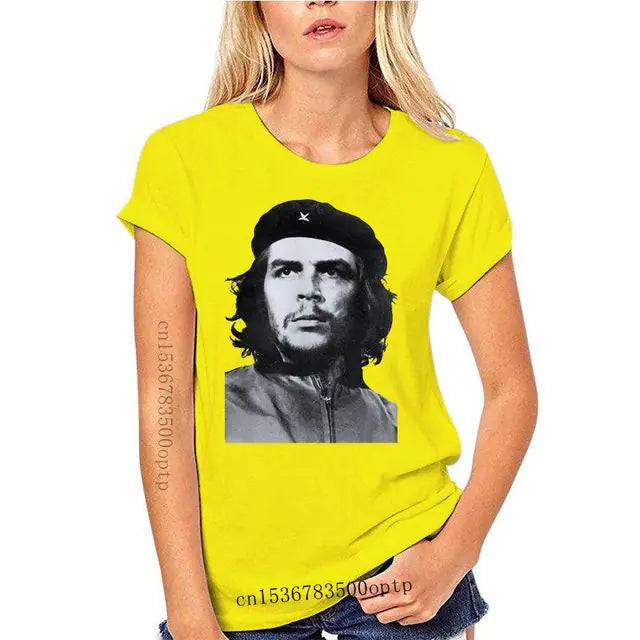 Retro Cotton T-Shirt Ernesto Che Guevara for Men
