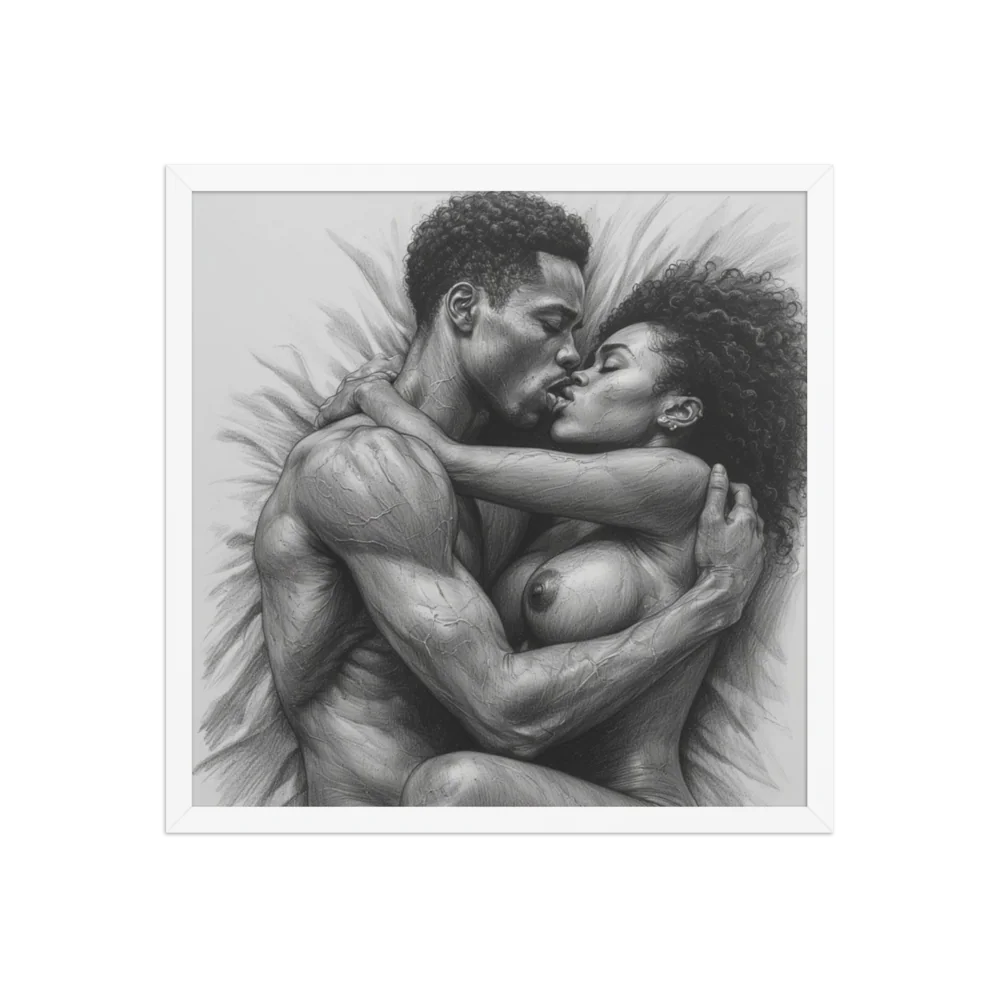 Erotic art Enhanced Matte Paper Framed Poster (in)