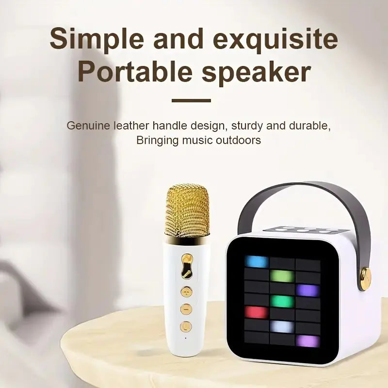 Home Karaoke Speaker System with Wireless Microphone